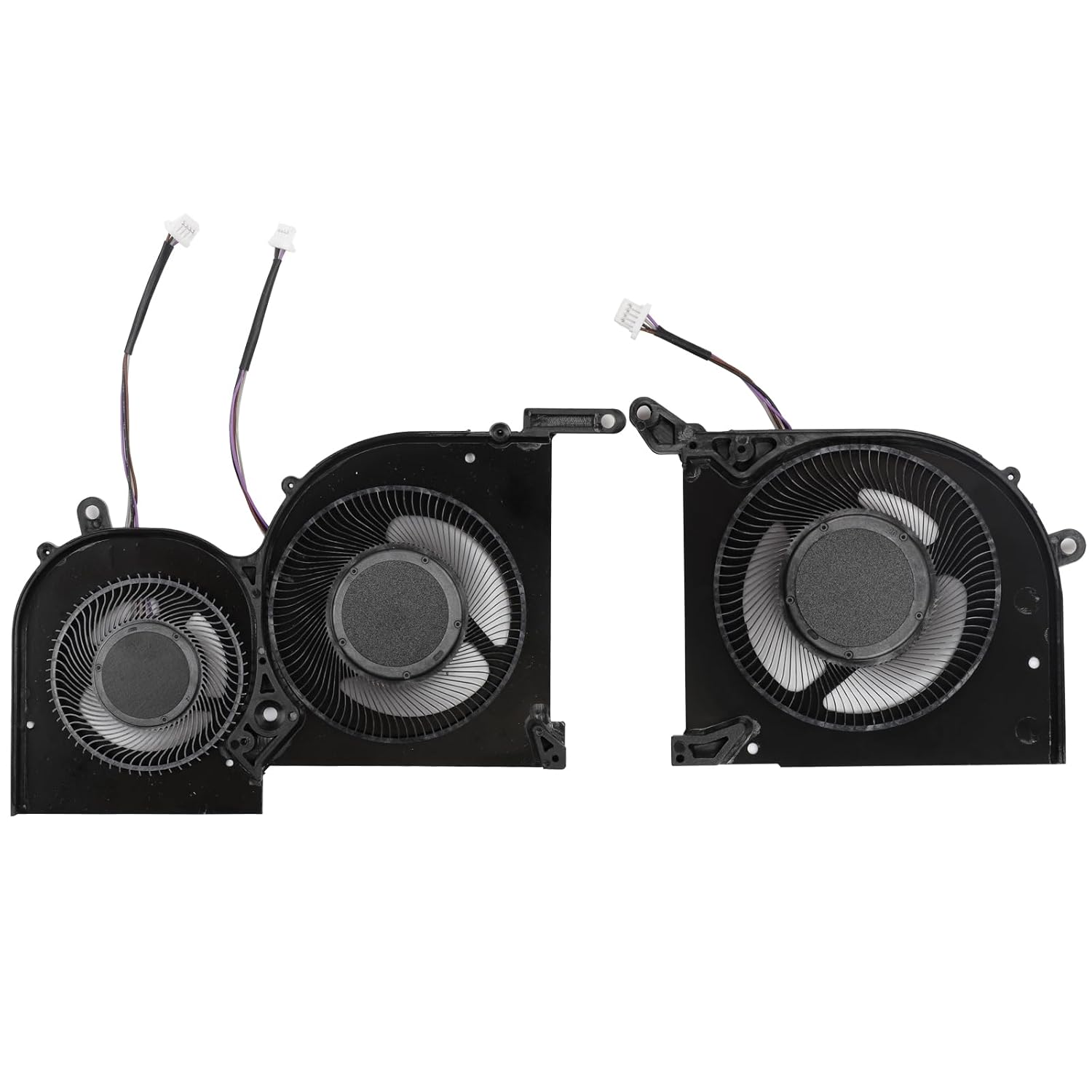 CPU+GPU Cooling Fan Replacement for MSI GS66 WS66 Stealth 10SD 10SE 10SF 10SFS 10SGS,10UG 10UH 10UE MS-16V1 MS-16V2 Fan P/N: BS5005HS-U4Q BS5005HS-U4J 16V1-G-CW 16V1-G-CCW DC5V 1.0A