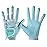 PGM Women\'s Golf Glove One Pair, Improved Grip System, Cool and Comfortable Girl Size(Blue, XS)