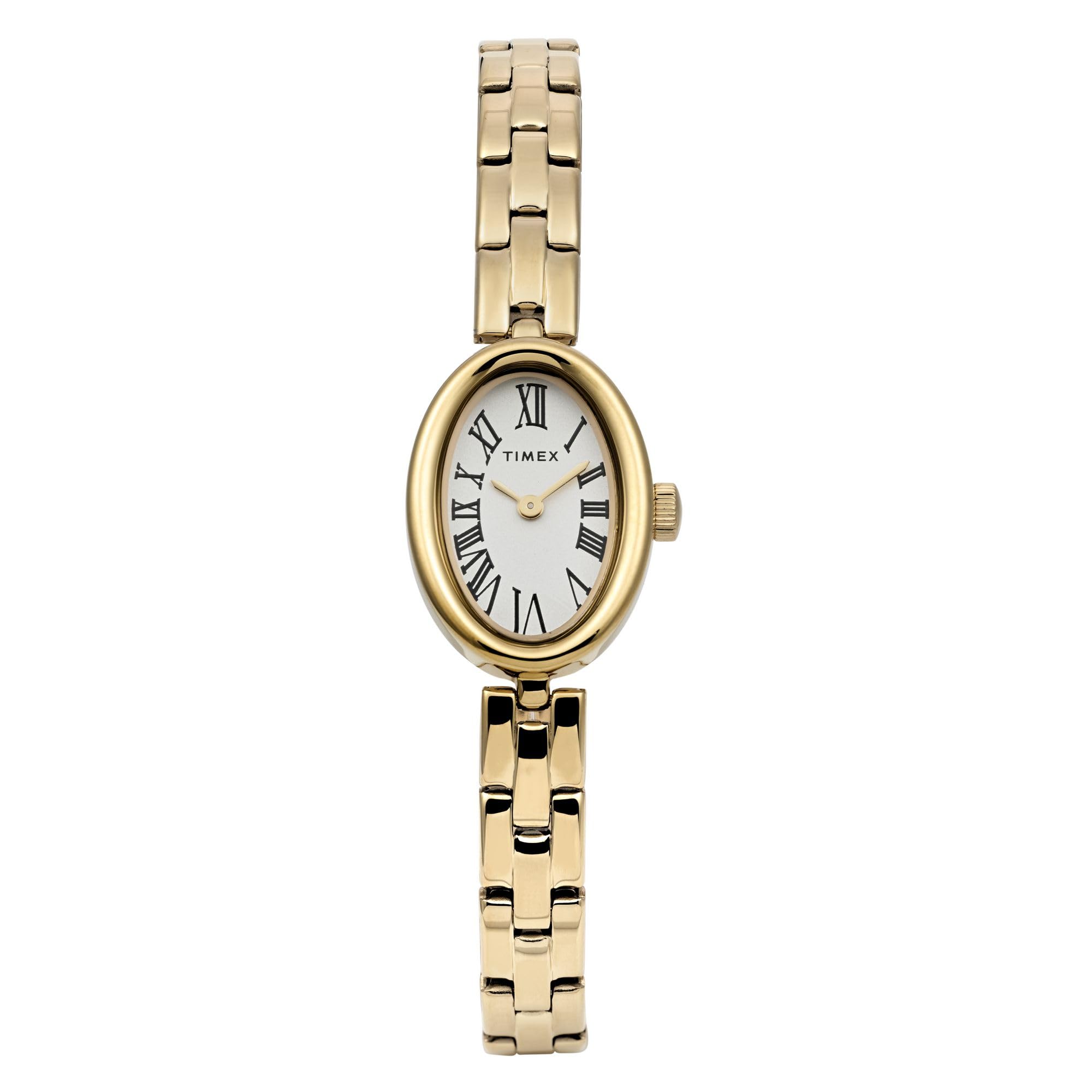 Women's Cavatina 19mm Watch - Gold-Tone Bracelet White Dial Gold-Tone Case