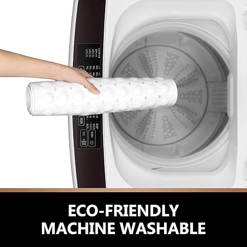 Miniatura 6 de Sheepping Alfombra de baño para bebé antideslizante extra larga para niños, de 40 x 16pulgadas, alfombrilla de baño ecológica con 200ventosas