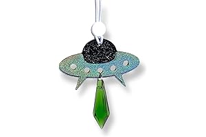 Women Alien Accessories Alien Spaceship Car Charm