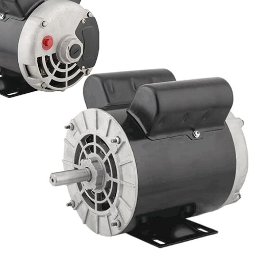 Compresor de aire 2HP Motor de servicio SPL Compresor de aire monofásico Motor eléctrico 120240 voltios 3450 RPM 56 Marco 58 "eje 157.5 FLA CCW con