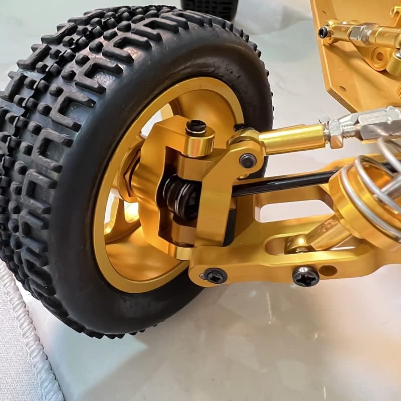 Miniatura 6 de Base de cubo de dirección delanteratrasera de aluminio, base de nudillos de portador C, piezas de actualización de asiento C para WLtoys 144001 114