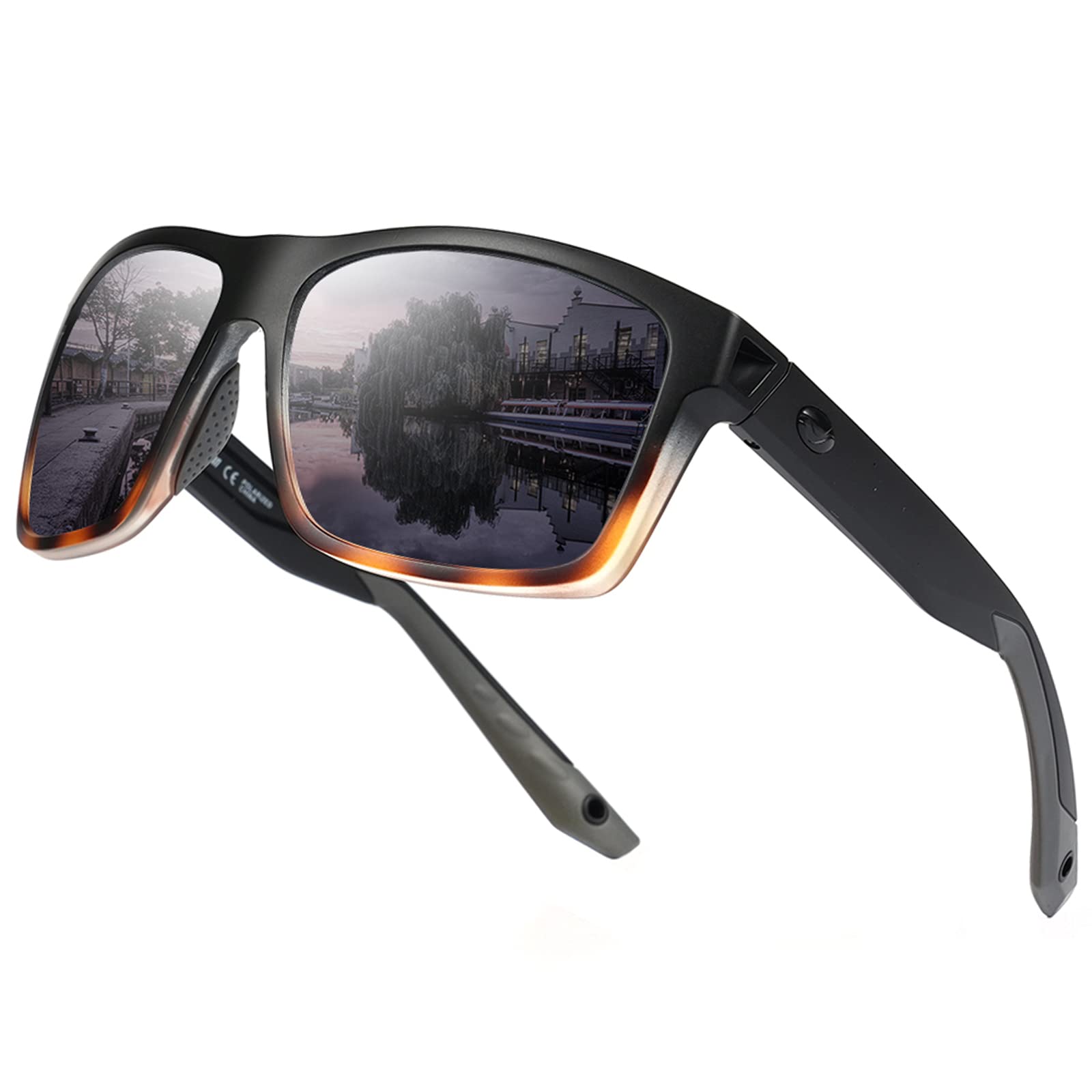 Polarized Sunglasses for Men and Women Anti UV Protection Square Sports Sunglasses Men for Cycling Fishing Driving 82930