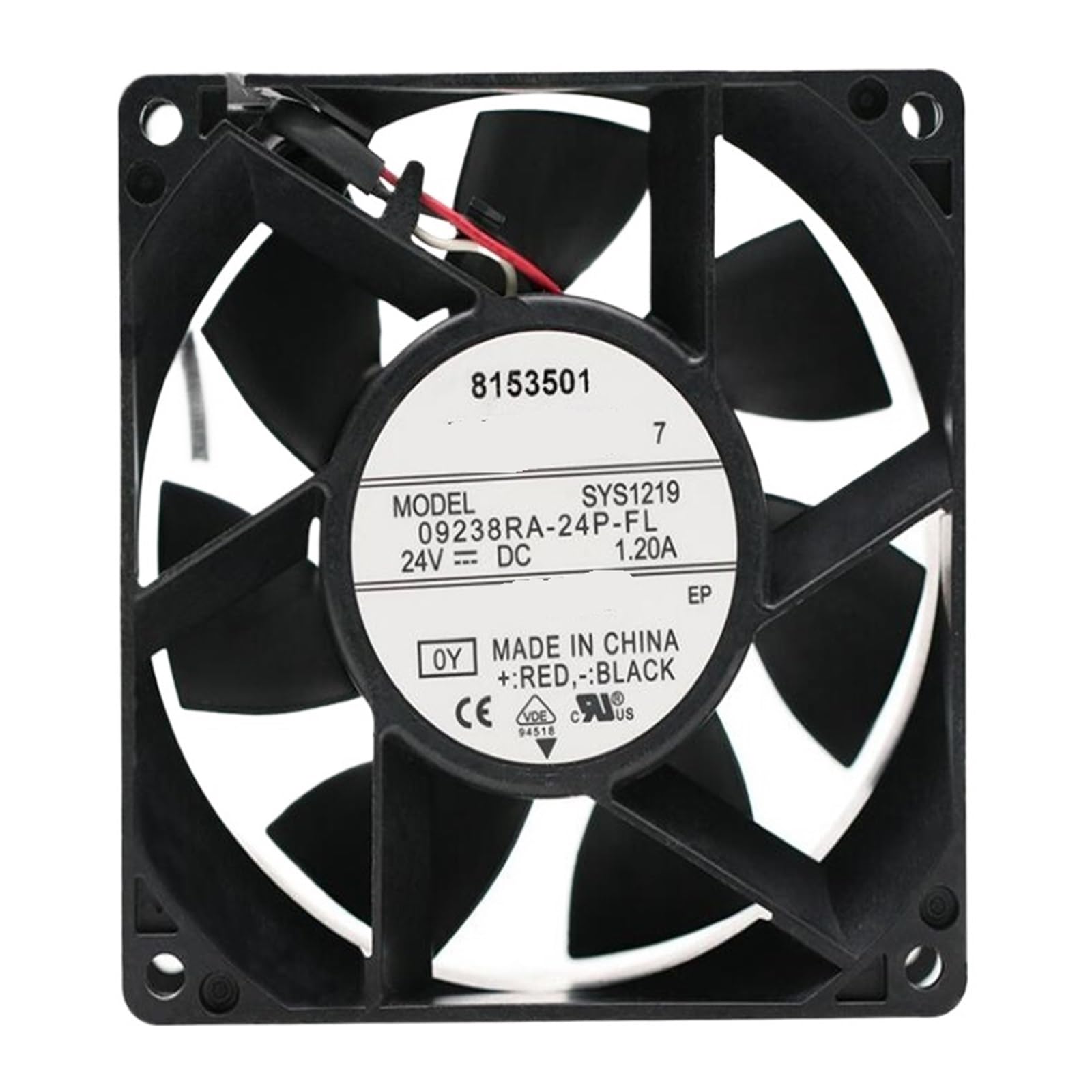 LZIKKGKI 09238RA-24P-FL 24V 1.20A 9038 cooling fan