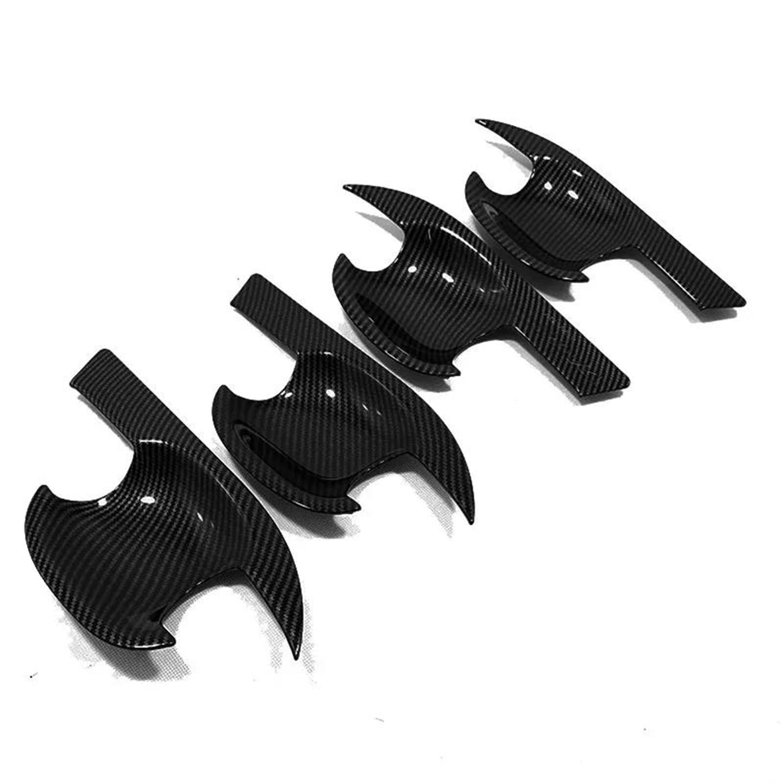 Dtasmbd Black 2 Exterior Side Door Handle Protective Covers Car Exterior Door Handle Cover Trim For For Rav4 For Rav 4 2019 2020 Covers Protection Shell Auto(Black 2)