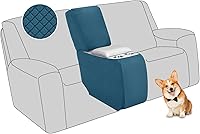 Vista 49 de ALIECOM Fundas impermeables para sofá seccional reclinable para sofá seccional reclinable elástico en forma de L, fundas de esquina lavables