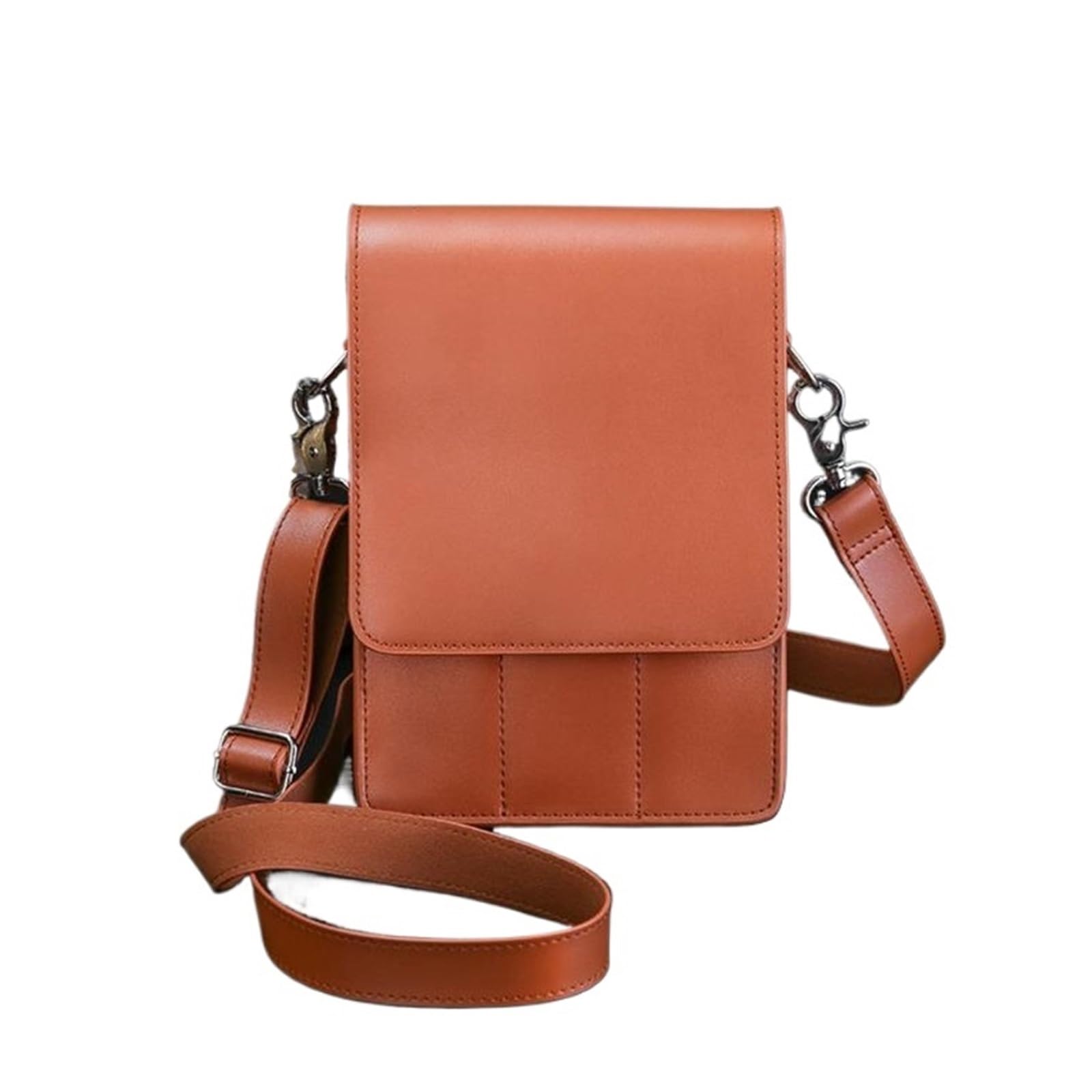 Friseurscheide Hüfttasche Professionelle Leder-Haarscherentasche, Gürteltasche mit Clips, Friseurscheren-Holster, Beutelhalter, Etui mit Hüftgurt(Brown)