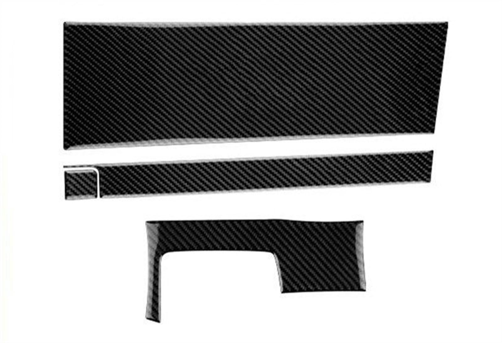 Piwine Black Car Interior Modification Glove Box Cover Decor Trim Sticker Accessories For Toyota For Prius 2010 2011