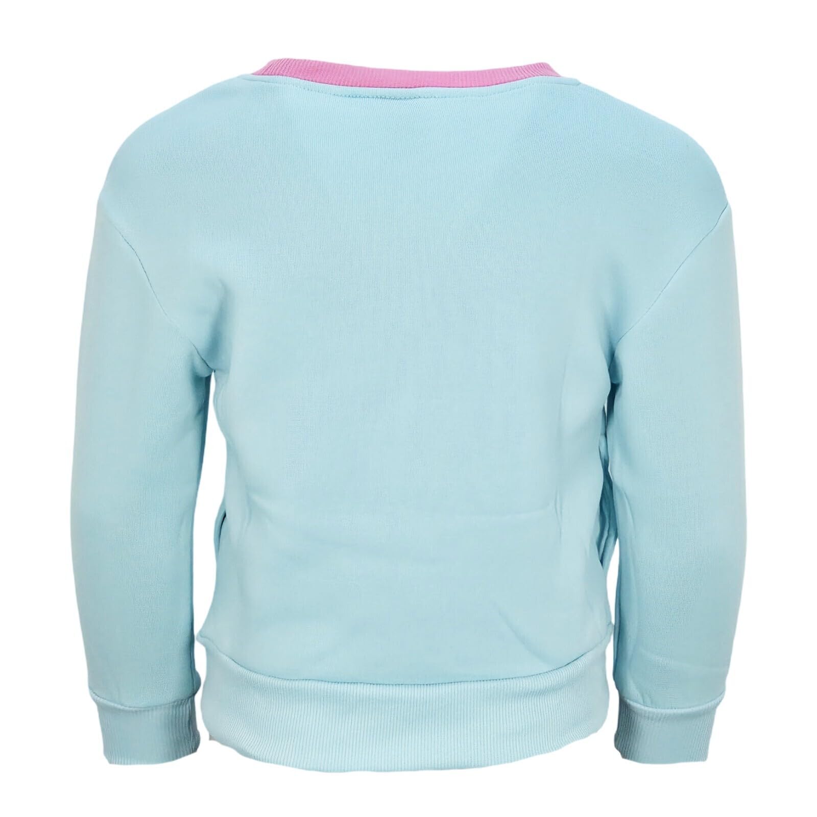 Disney Lilo & Stitch Kinder Pullover – Mädchen Sweater mit Stitch & Scrump Motiv – Gr. 92–128 – 100% Polyester – in Blau oder Rosa