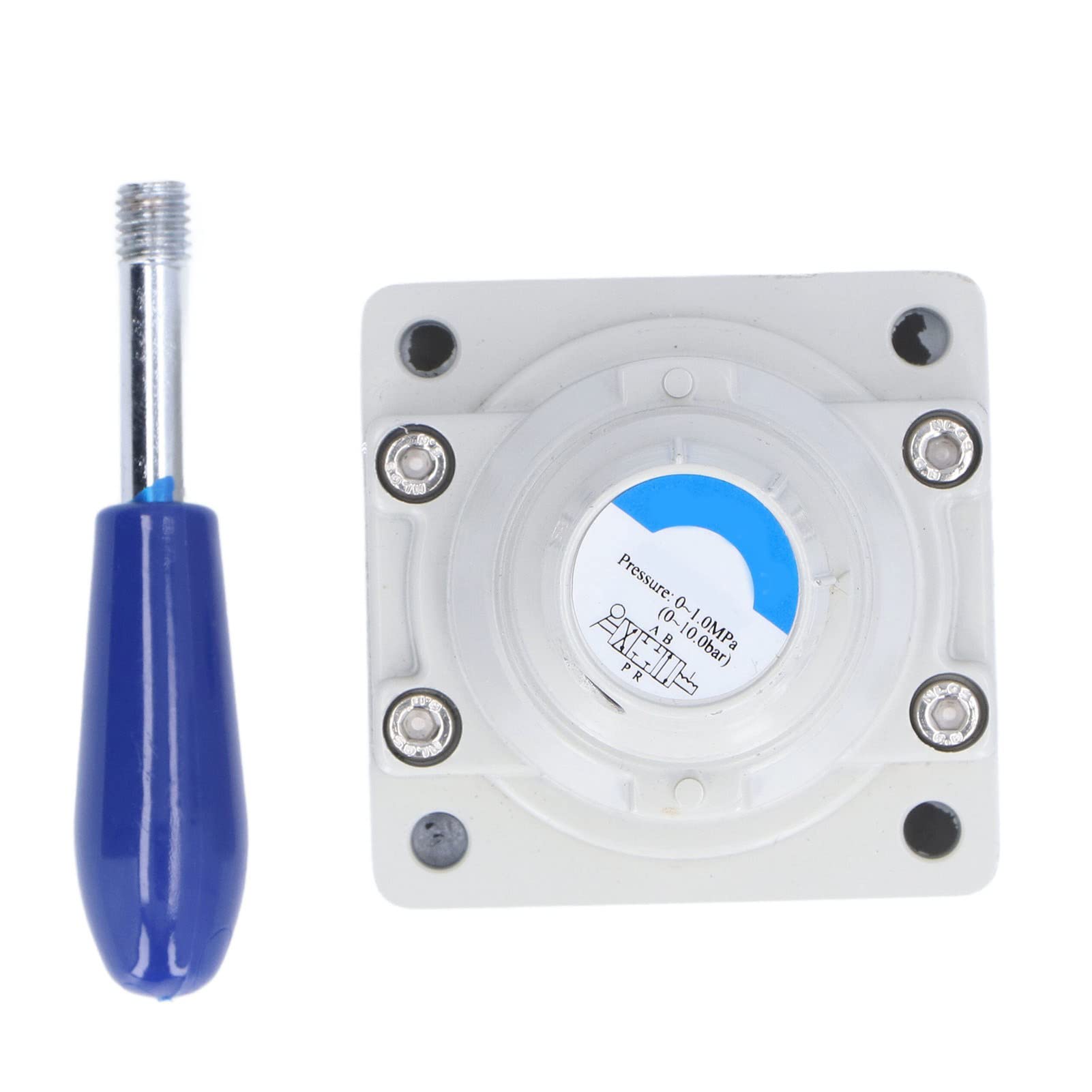Pièces de rechange Levier rotatif vanne manuelle contrôle du débit d'air 0~1.0mpa 0?145Psi 2 positions 4 voies accessoire de commutateur pneumatique en alliage d'aluminium