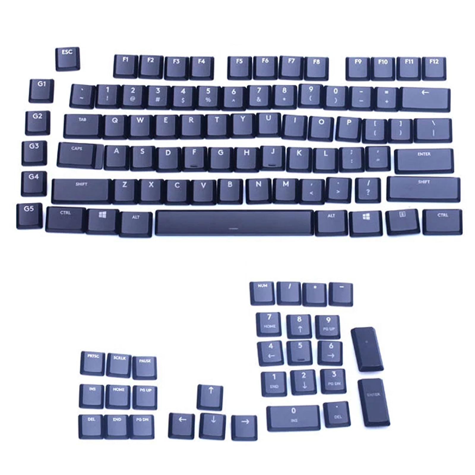 Copritasti universali per tastiere G915/G913/G815/G813 TKL Tactiles Comfort Feel Anti-Fingerprint keycaps personalizzabili per il gioco