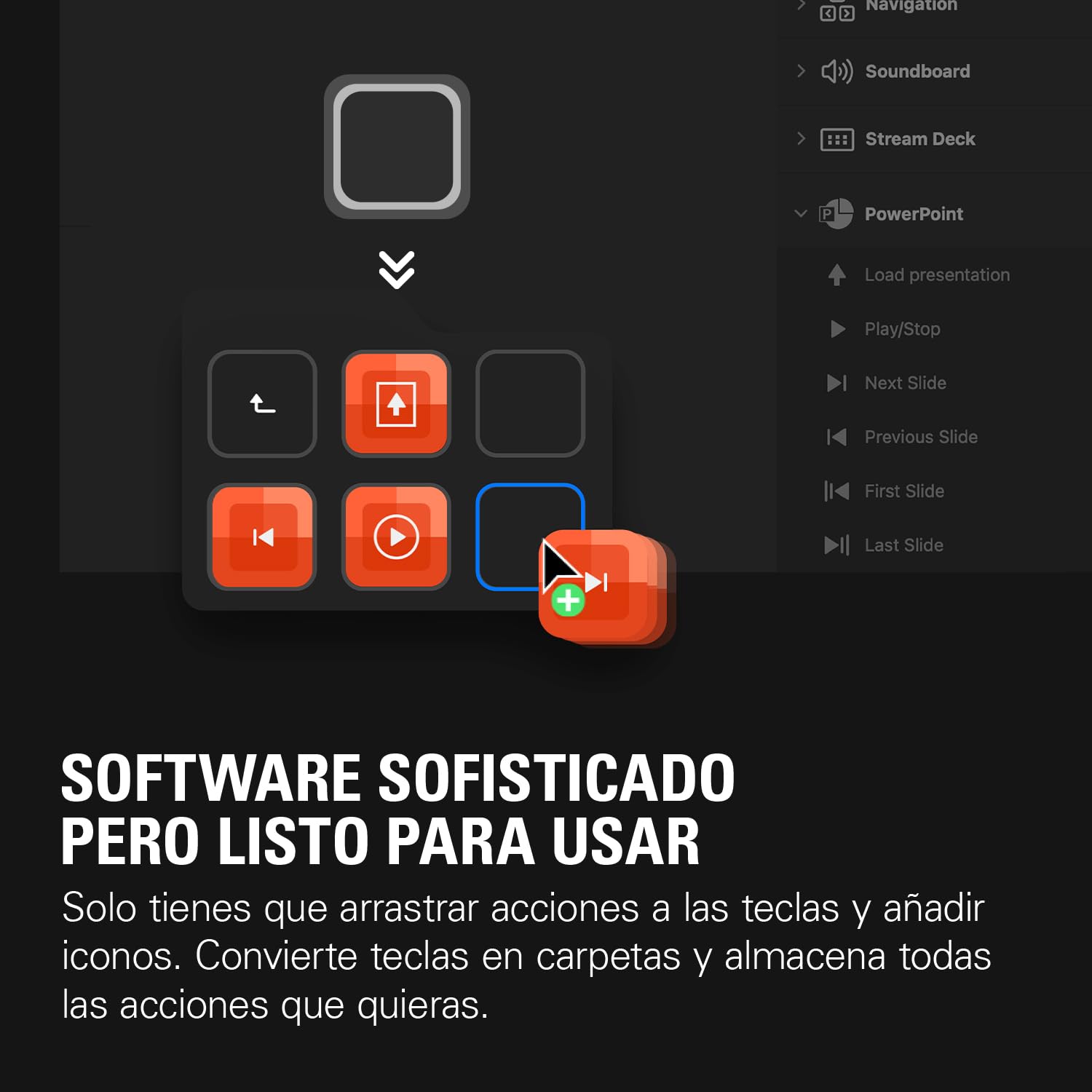 Elgato Stream Deck Mini – Controla Zoom, Teams, PowerPoint, MS Office etc., aumenta tu productividad con integración perfecta con las apps más usadas, crea atajos fácilmente, compatible con Mac y PC