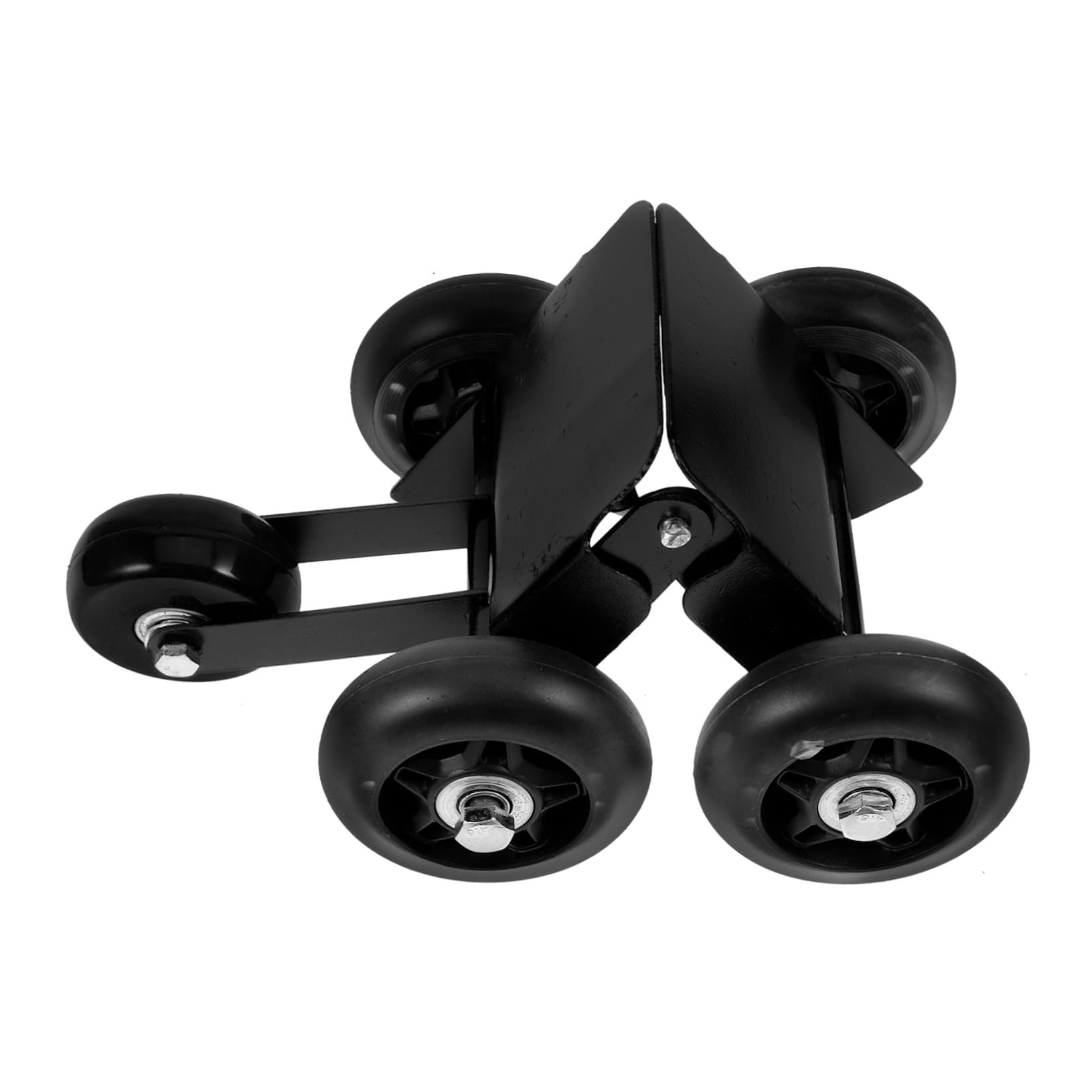 IMIKEYA Rouleau de Pneu d'urgence Robuste Noir Chariot de Déplacement pour Moto et Tricycle Assistance Dépannage Pneus Crevés Usage Extérieur Passionnés Moto Couleur Aléatoire