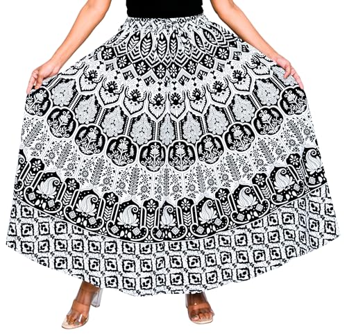 Image of Premium Cotton Skirt for Women with Pocket, Free Size