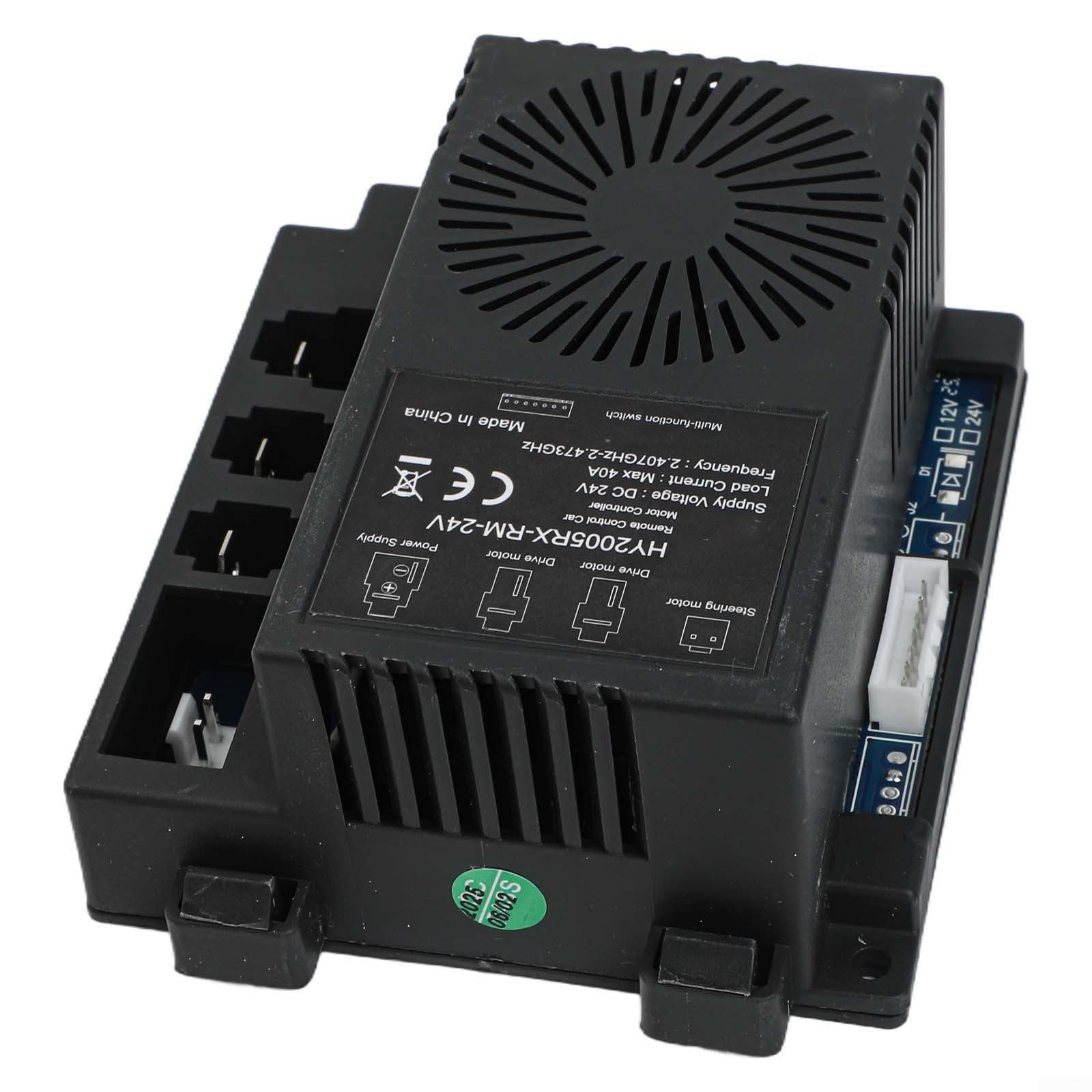 2 mandos a distancia 4 G receptor HY2005RX RM 24V niños controlador de coche eléctrico de repuesto actualización de función de arranque lento conexión simple ampliamente compatible