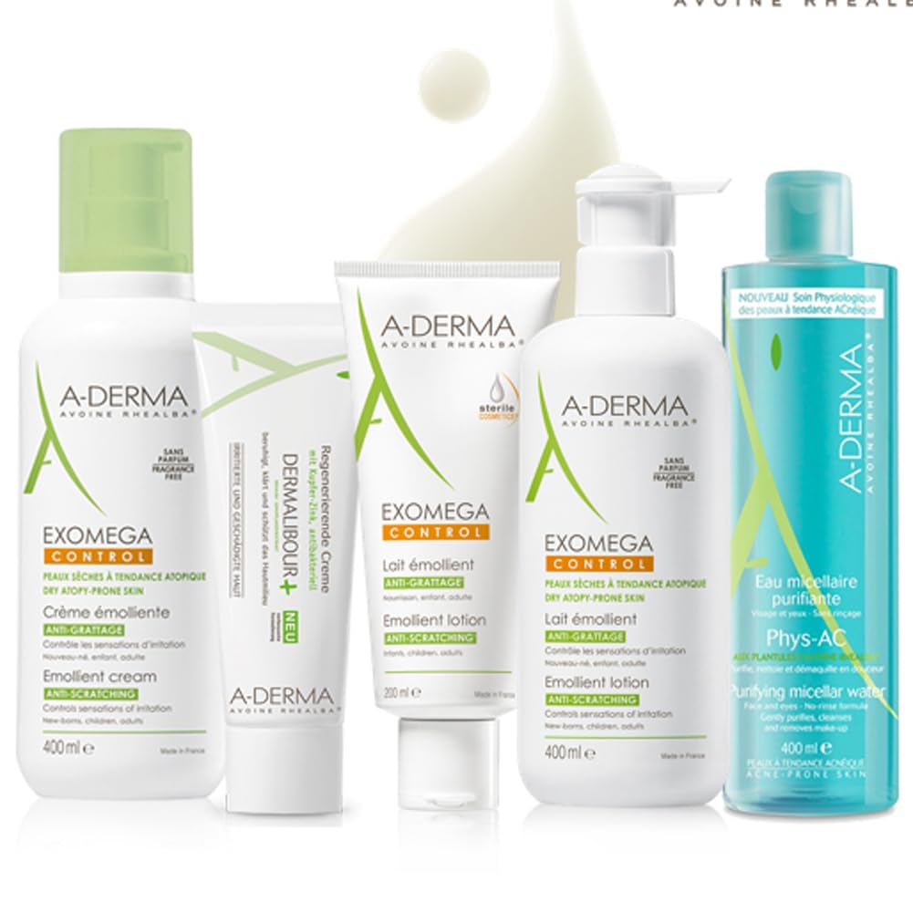 A-DERMA EXOMEGA CONTROL 400ml 2本セット Amazon.com : Baume Emollient Exomega Control Peaux Seches A