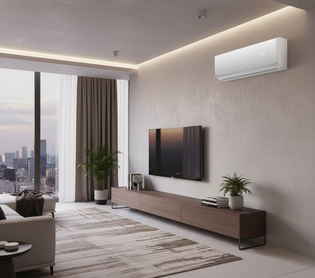 Handy Condizionatore Inverter Wi-Fi A++/A+++ 12000 BTU con Alexa e Google Assistant, Gas Refrigerante R32, Funzione Sleep