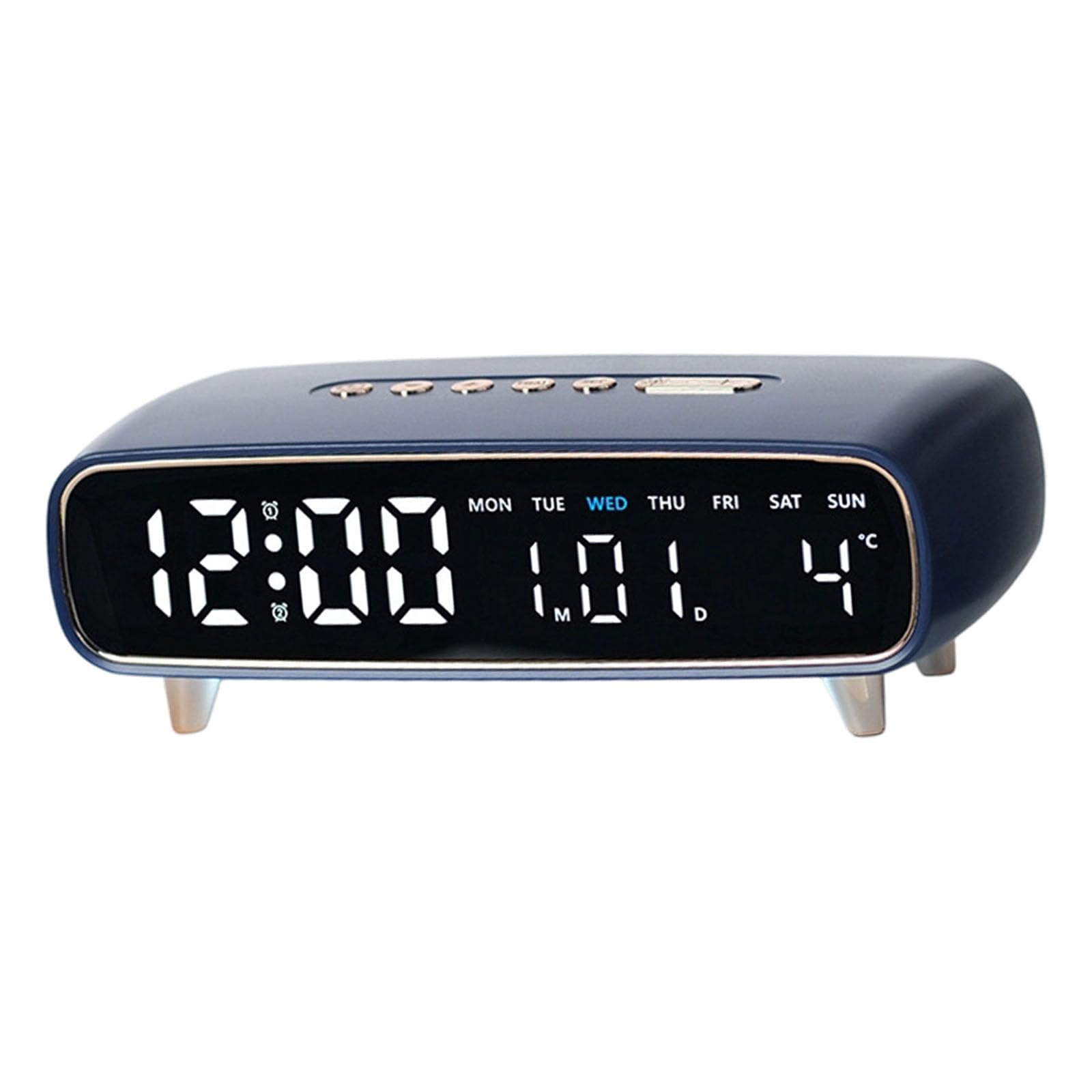 Limtula Digital Clock with Clear Screen Backlight Function Calendar Temperature Any Room LED Digital Alarm Clock