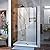 DreamLine Unidoor 47-48 in. W x 72 in. H Frameless Hinged Shower Door with Support Arm in Satin Black, SHDR-20477210-09