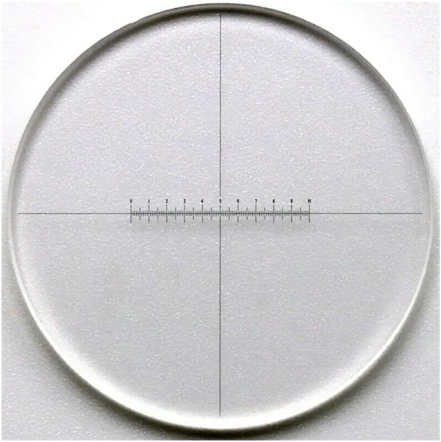 Microscope Kit Microscope Measurement Calibration Slides Eyepiece Reticle Ruler Optical Glass Microscopio Stage Lens Ocular Micrometer Microscope Lens Adapters(21mm)
