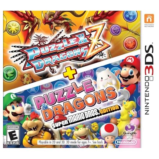 Puzzle & Dragons Z + Puzzle & Dragons Super Mario Bros. - Nintendo 3DS (Renewed)