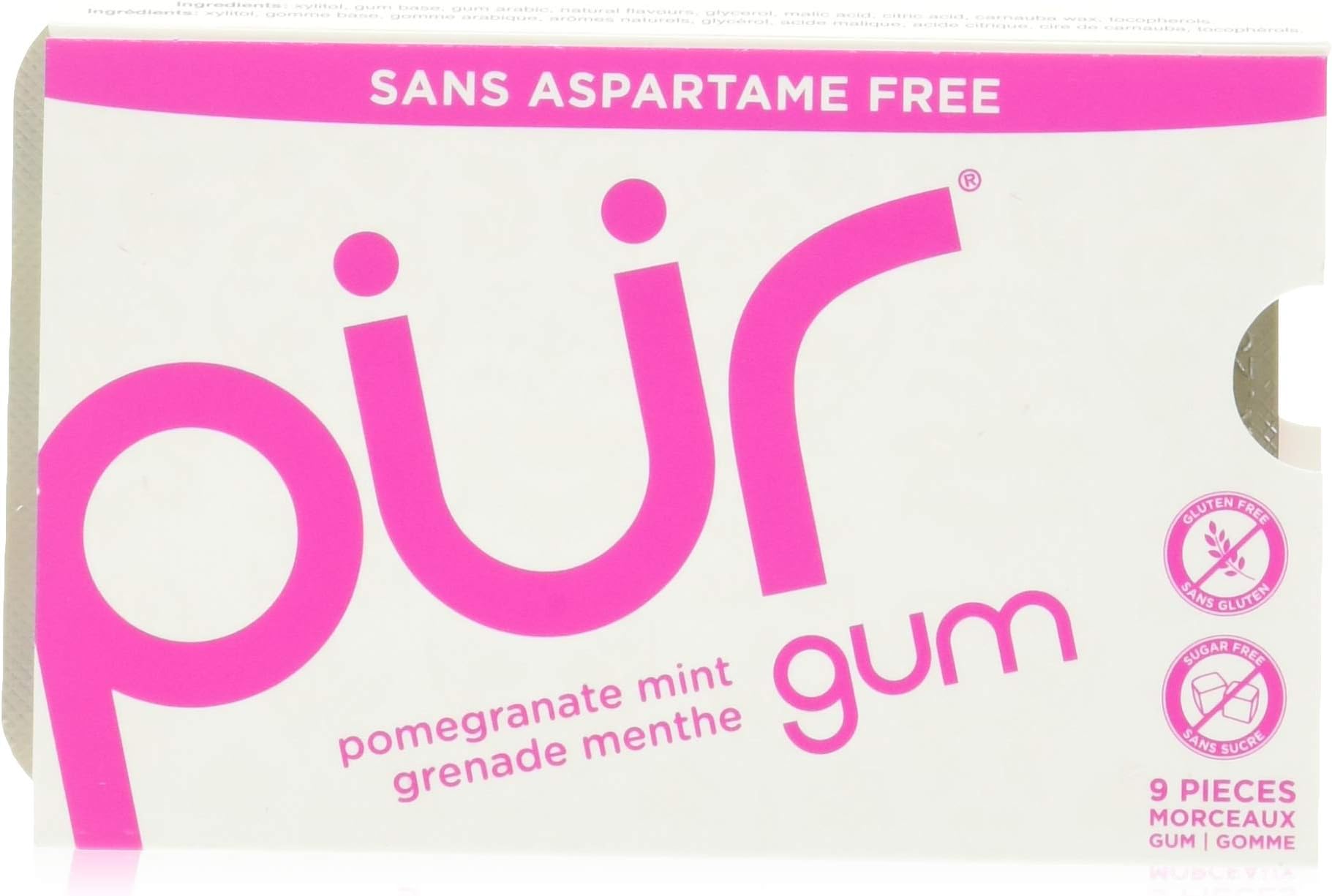 PURPomegranate Mint Gum Case, 9 CT