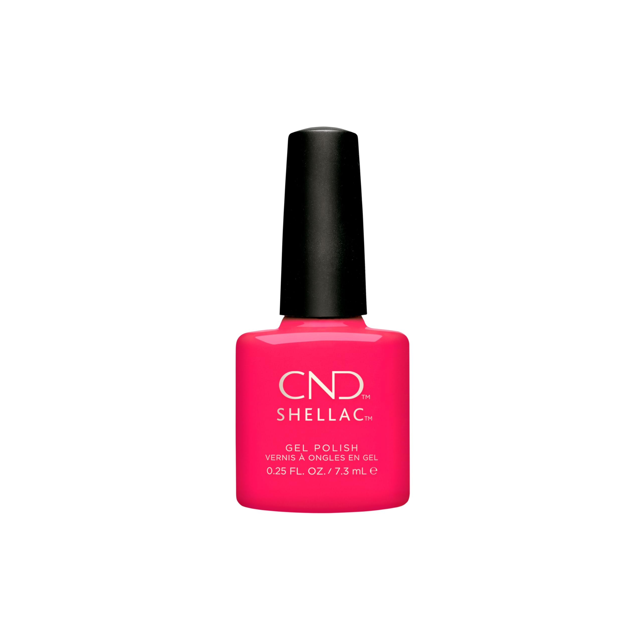CND Shellac Gel Nail Polish, Long-lasting NailPaint Color with Curve-hugging Brush, Red/Burgundy Polish, 0.25 fl oz