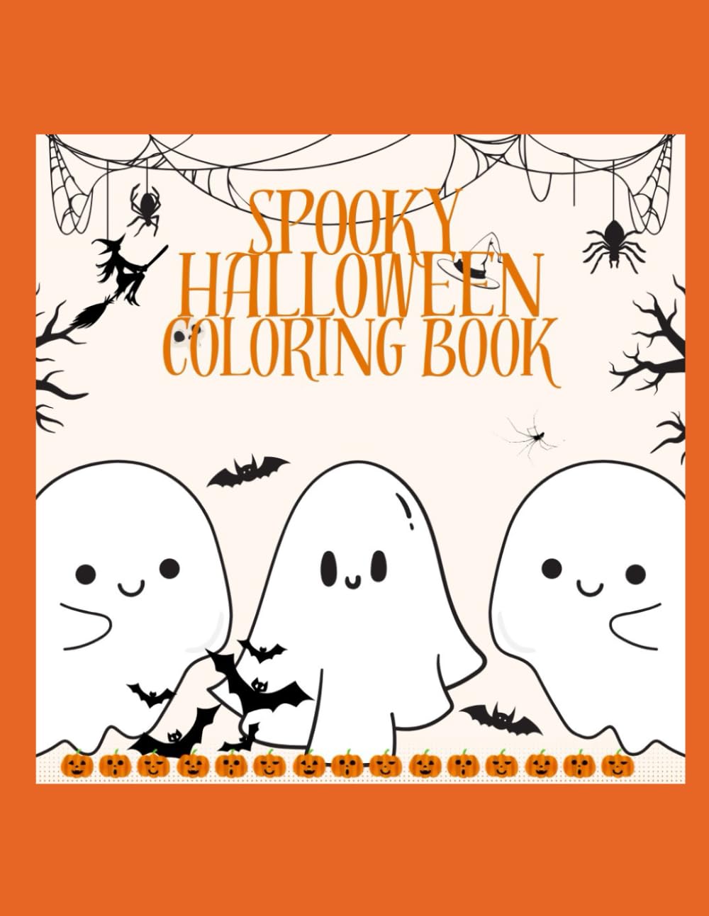 Spooky Halloween coloring book