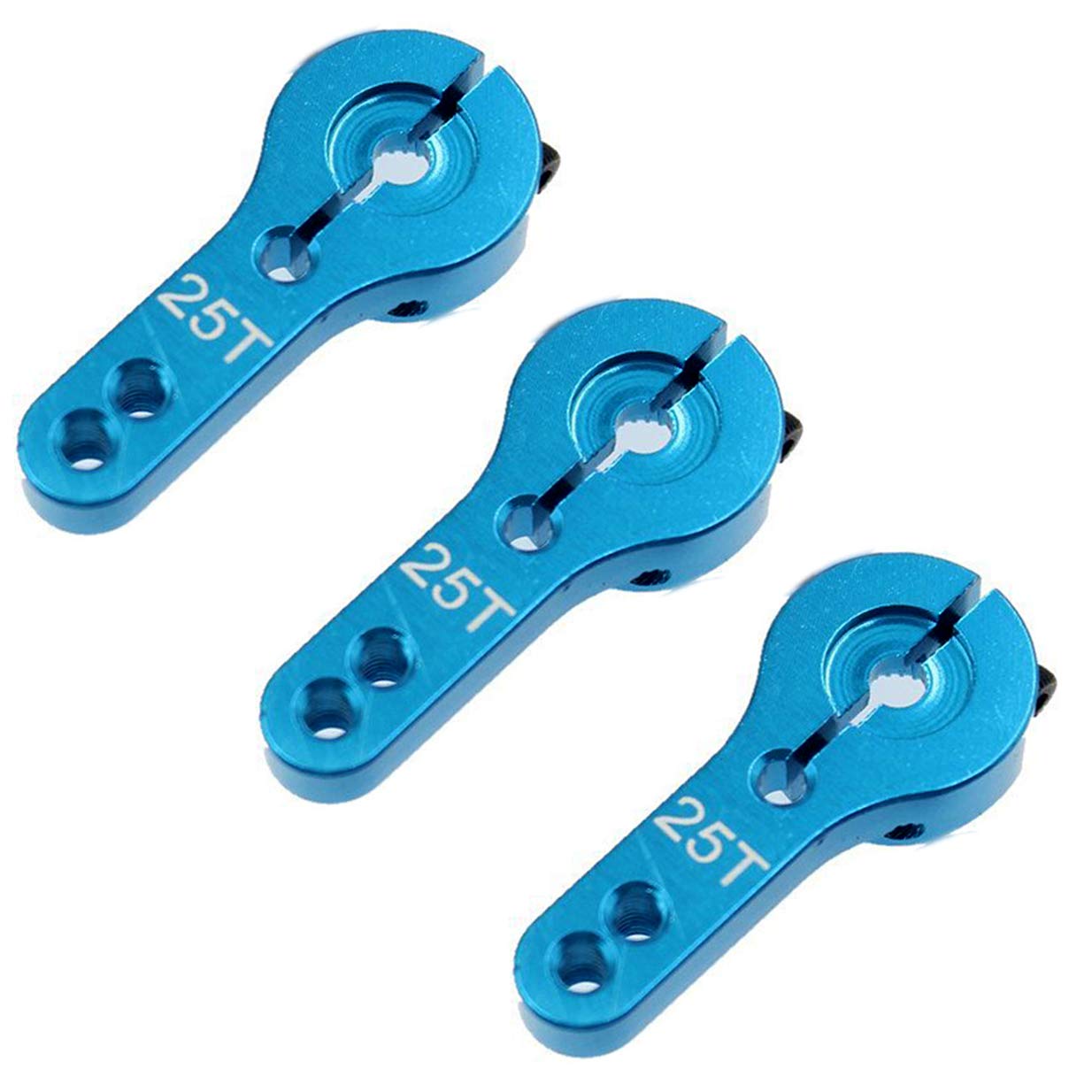 HobbyStar 25T Offset Aluminum Servo Horn for R/C Car, Black