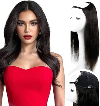 ☆100% remy hair human hair (U part) wig☆ Amazon.com : RUNATURE U Part Wig Real Human Hair, 20 Inch