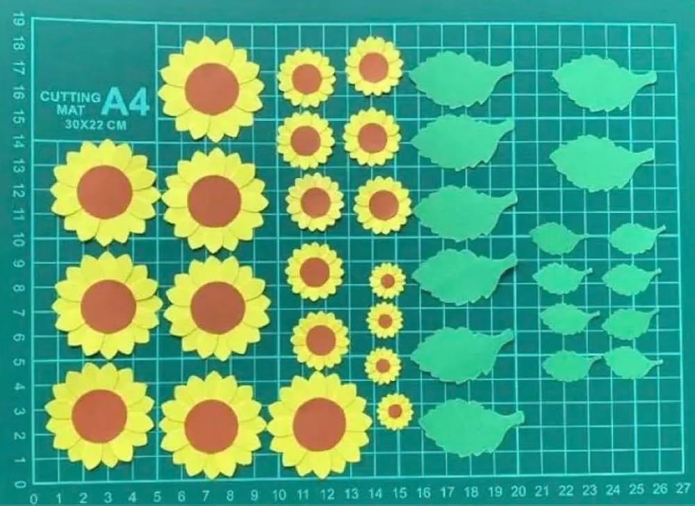 クラフトパンチ　ひまわり　オーダー受付中(*^_^*) ひまわり クラフトパンチ 70枚 セット その他素材 pessy 通販
