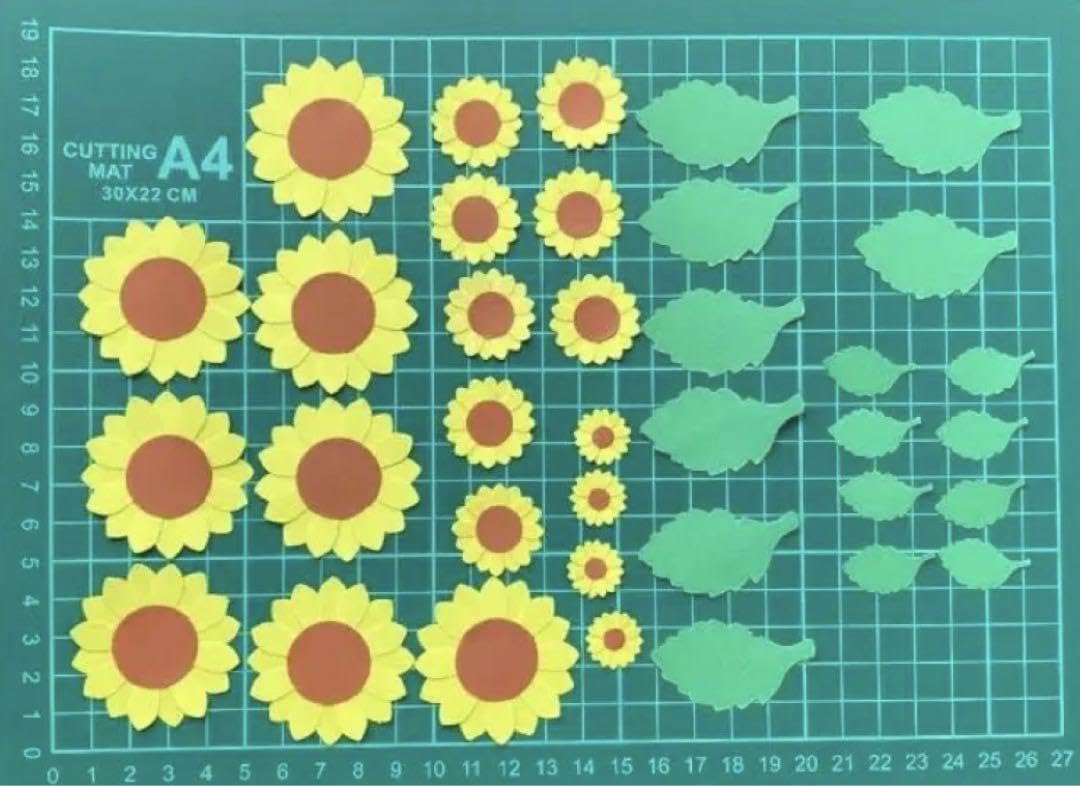 Amazon.co.jp: クラフトパンチ ひまわり 花 アルバム 卒園 誕生日 夏