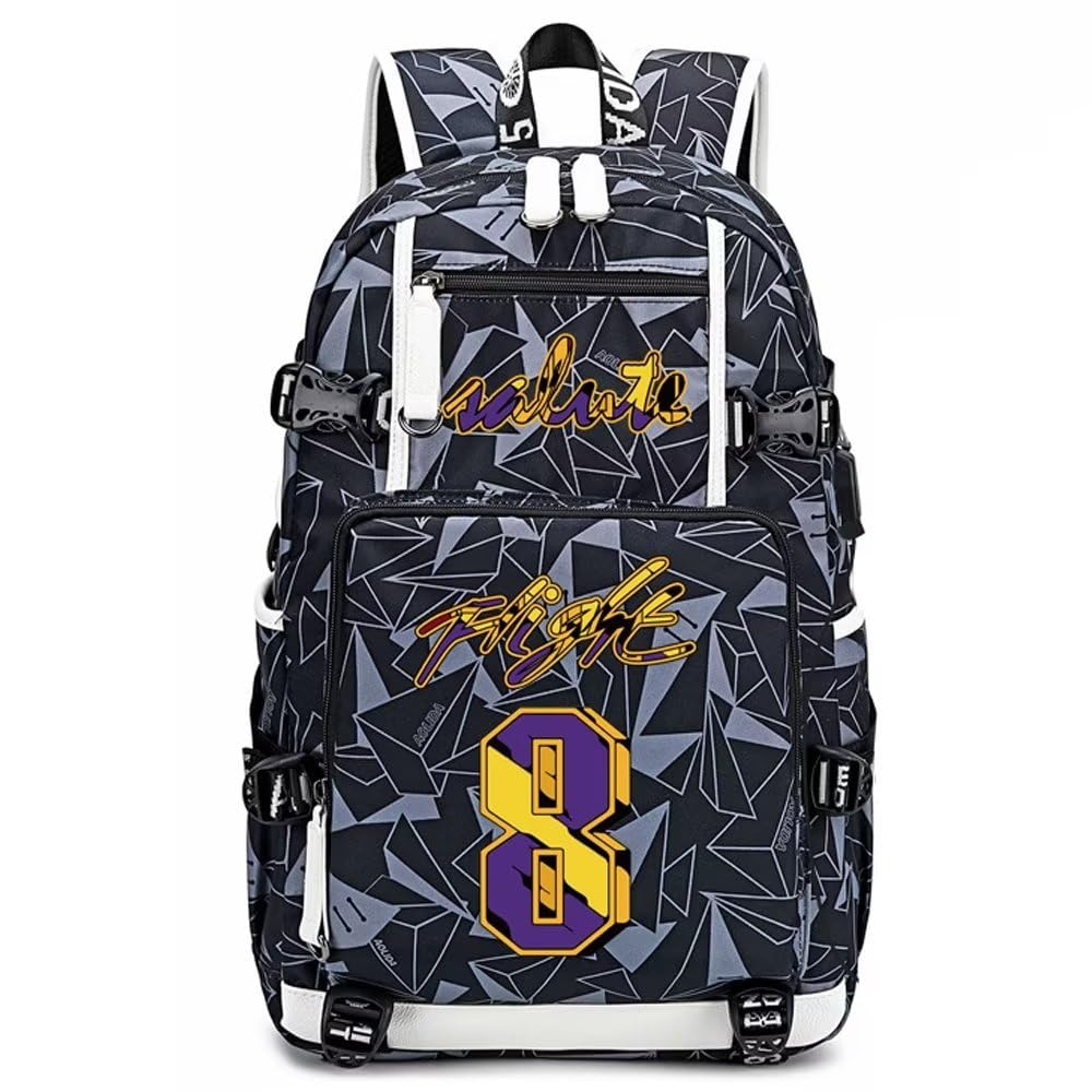 Basketball KB24 Multifunction Backpack Travel Daypack Fans Bag For Men Women