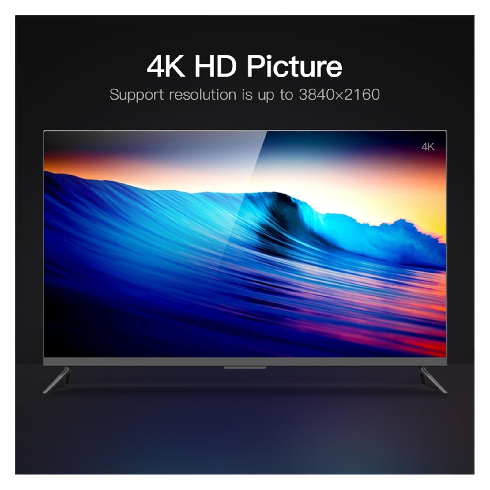 Cable De Extensión HDMI 2.0 4K@60Hz 8K, Cable Extensor HDMI Macho A Hembra for HDTV, Consolas De Juegos, Proyectores Y Múltiples Dispositivos(HDMI 2.0 Extension-5m)