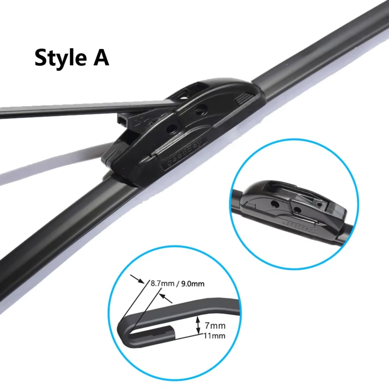 Kit Tergicristallo Compatibile Con Mitsubishi Per L200 Per Triton Per Strada Strakar Barbarian 2012-2015 Per Fiat Per Fullback Per RAM 1200 Tergicristalli(A)