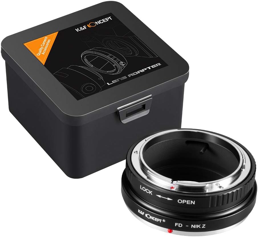 K&F Concept Lens Mount Adapter for FD FL Lens to Nikon Z6 Z7 Camera