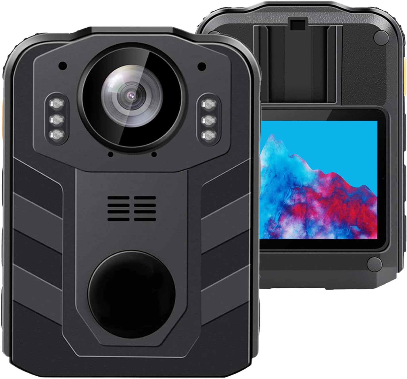 CAMMHD C9 Body Camera front and back view