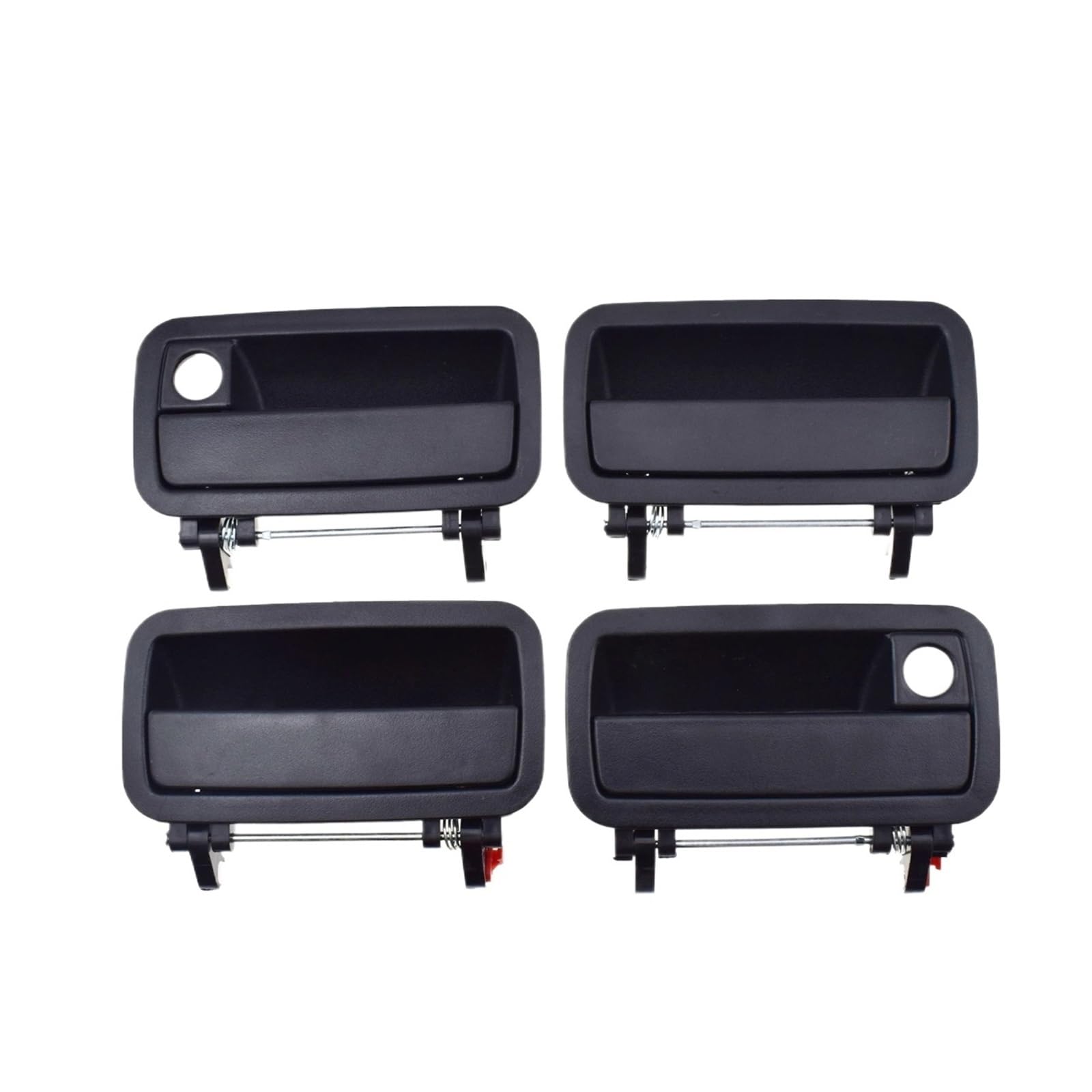 Nokrgqw 4 Pcs Front Rear Kit Car Outer Door Handle For Daewoo For Espero 1991-1999 Exterior Car Door Handle Front Rear Left Driver Lh Right Passenger Rh Black