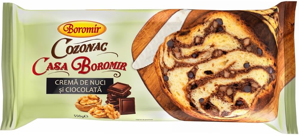 Casa Boromir Cozonac with Walnuts & Chocolate - 550 g
