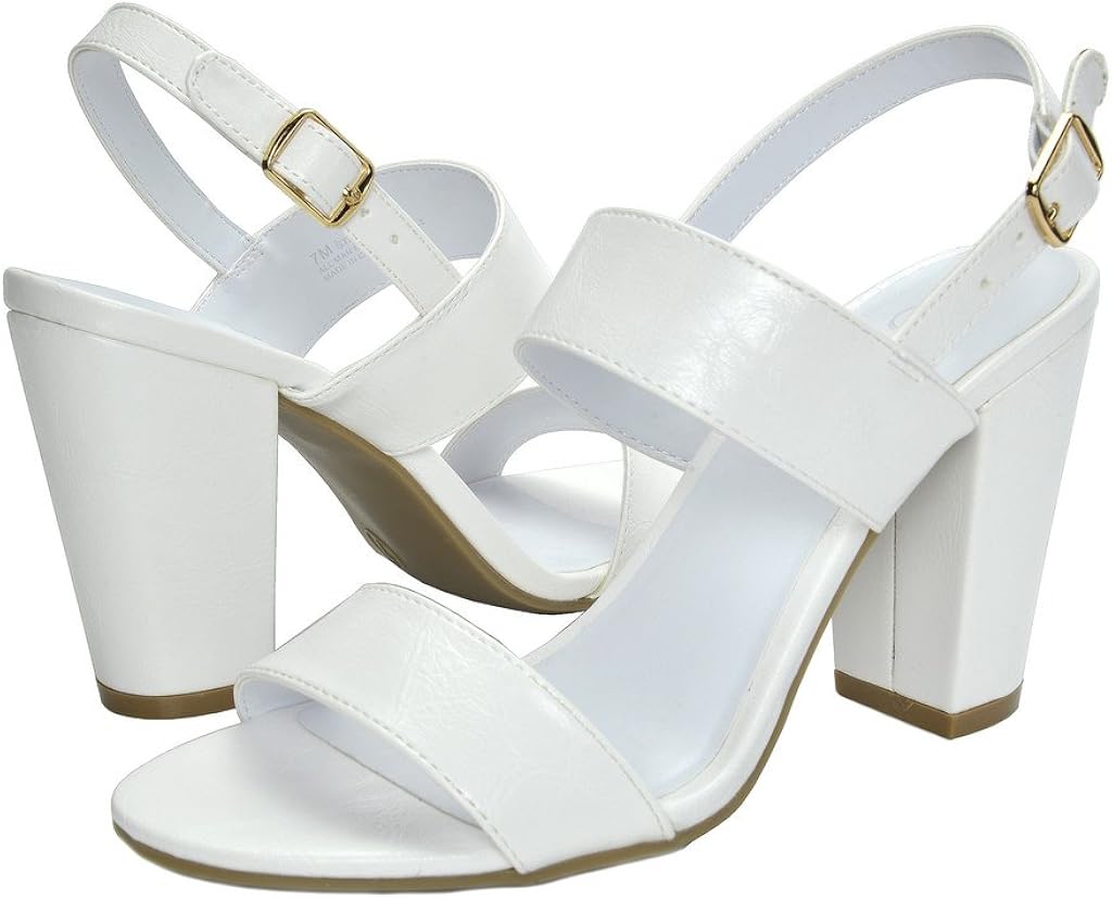 DREAM PAIRS Women's Open Toe Ankle Strap High Block Heel Sandals Dress Pump Shoes Gamila