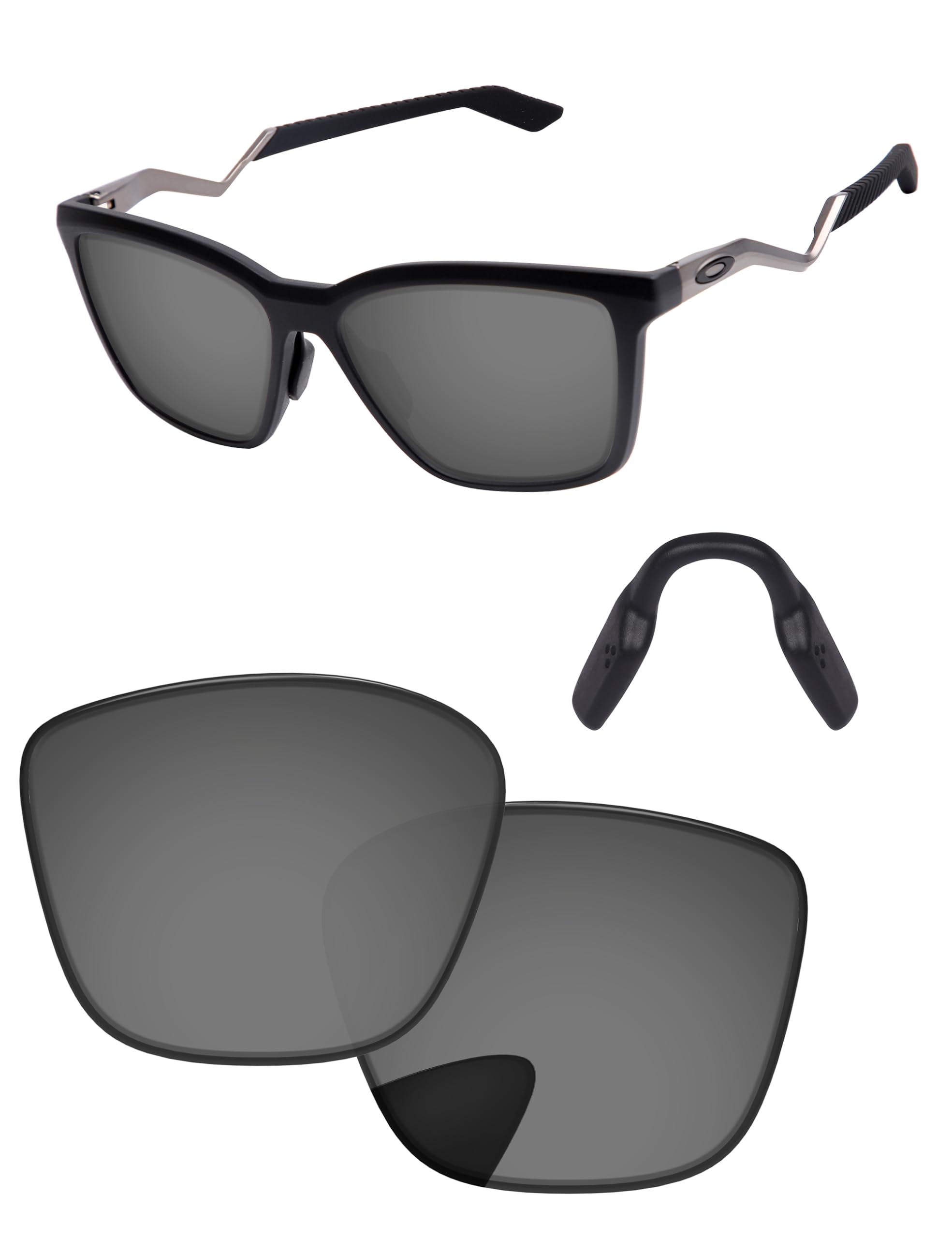 Lentes de repuesto para gafas Oakley Enigma Mass OX8191 de 57 mm, ajuste de precisión, bloqueo UV y resistentes a los impactos