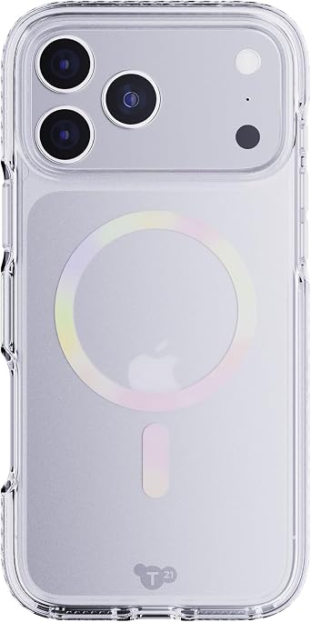 Tech21 EvoCrystal with MagSafe for Apple iPhone 17 Pro Max Iridescent