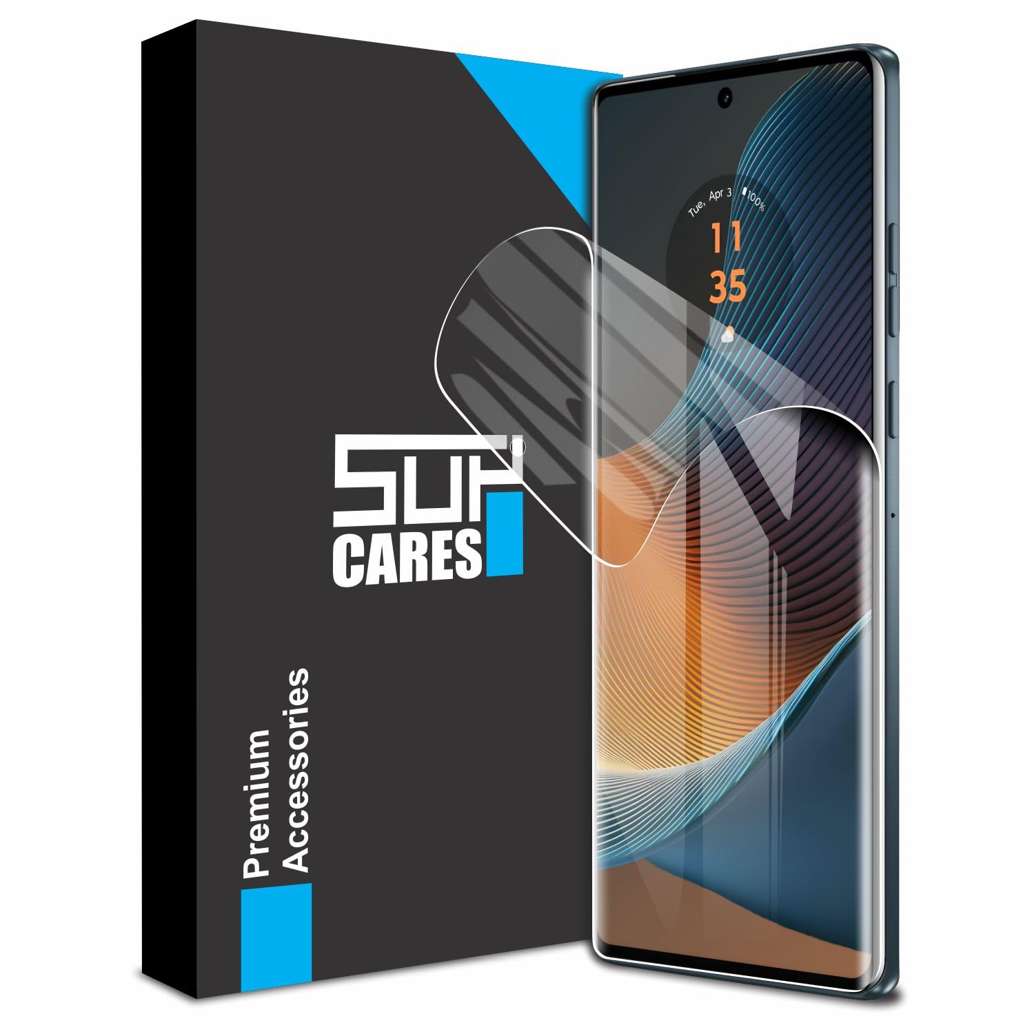 SupCares TPU Unbreakable Membrane Screen Protector for Motorola Edge 50 Fusion 5G (6.7 Inch) with Easy Self Installation Kit | Transparent (B0D4QHYGDT) Amazon Price History, Amazon Price Tracker