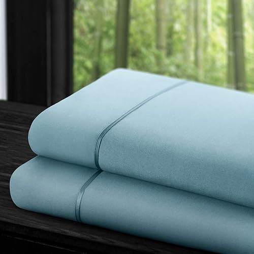 Miniatura 2 de Zen Home Luxury Sábana encimera (paquete de 2)  Serie 1500  Microfibra cepillada de lujo con tratamiento de mezcla de bambú  Ecológica y resistente