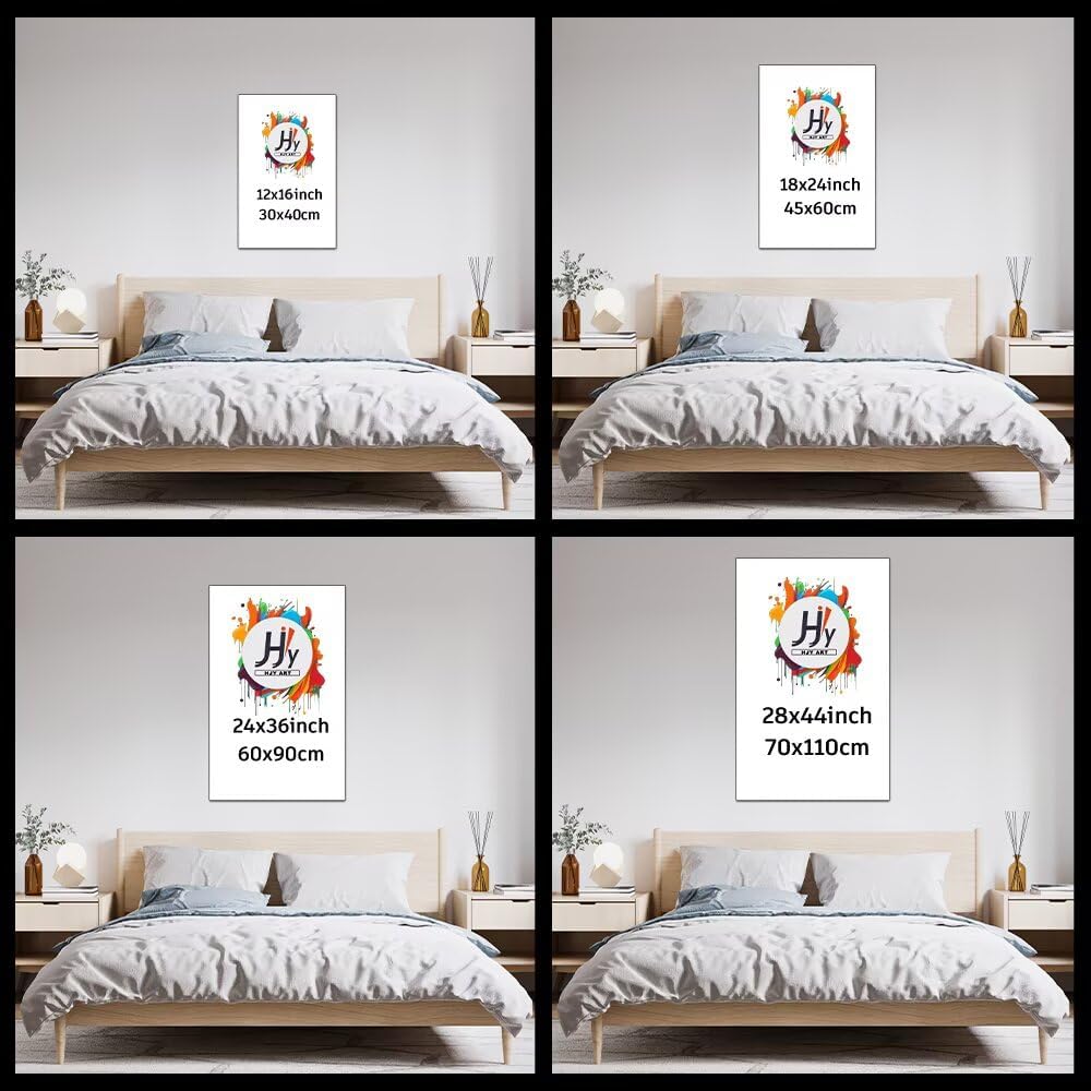 Golf Canvas Wall Art Christian Golf Print Painting Golf Sports Fan Picture Golf Poster Framed Modern Artwork for Living Room Office Club Home Decorations Ready to Hang (12 x 16 inch) - Image 7