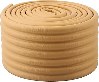 Outdoor Water Pipe Insulation Tape, 2m x 8cm Thermal Foam Strip for Anti-Freezing, Noise Reduction, DIY Installation on AC and Radiator Pipes(Brown)