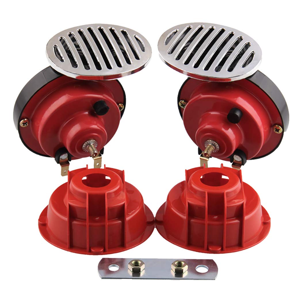 Outgeek 2PCS Car Horns Universal 12V Dual Tone Auto Horns Electric