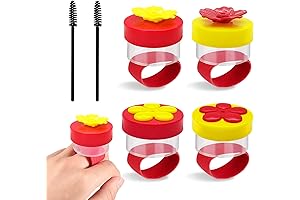 Zummer Hummingbird Feeder Ring with Bonus Cleaning Brushes