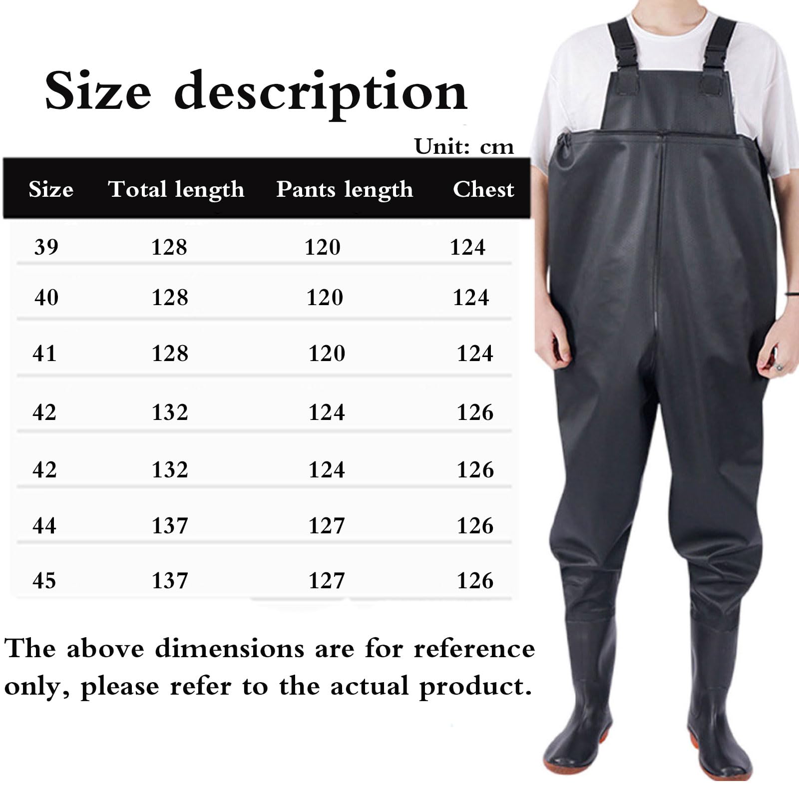 Waders de pêche Classic,Chasse Waders,Waders de Poitrine de pêche,Waders Peche Antidérapants,Waders Peche Homme,imperméable,Respirant,pêcher sur l'eau,pour Amateurs de Pêche e Sportive